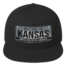 Cargar imagen en el visor de la galería, Welcome to Kansas Flat Bill Cap
