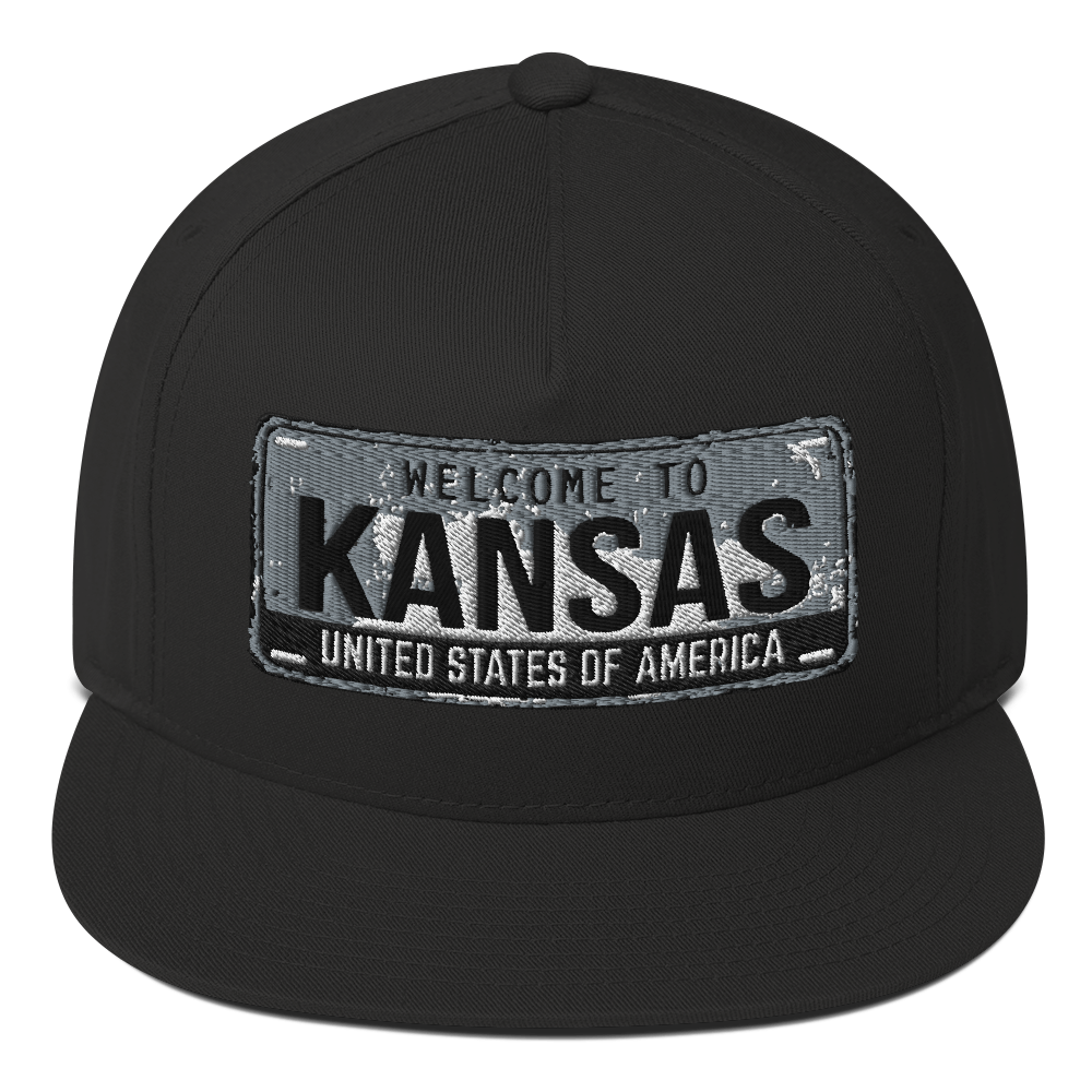 Welcome to Kansas Flat Bill Cap