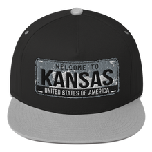 Cargar imagen en el visor de la galería, Welcome to Kansas Flat Bill Cap
