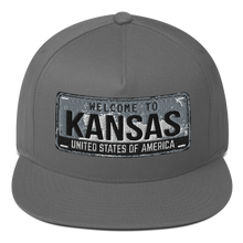 Cargar imagen en el visor de la galería, Welcome to Kansas Flat Bill Cap
