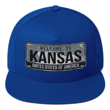 Cargar imagen en el visor de la galería, Welcome to Kansas Flat Bill Cap
