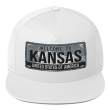 Cargar imagen en el visor de la galería, Welcome to Kansas Flat Bill Cap
