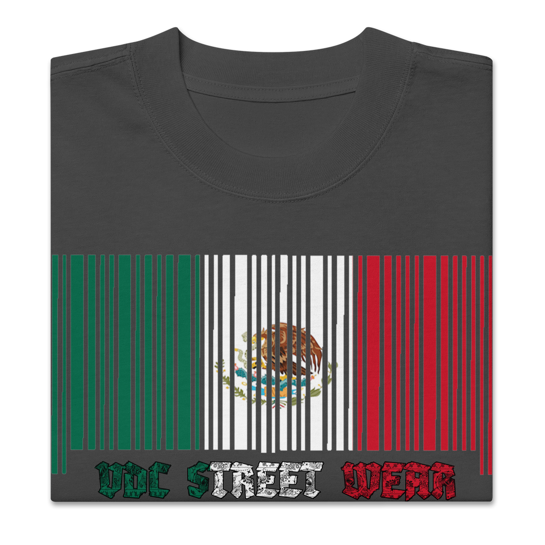 MEXSIDE CODE Oversized faded t-shirt